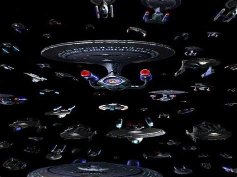 Star Fleet fleet formation going into battle, Federation - Dominion War ...