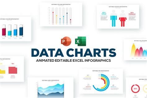 Animated Excel Charts PowerPoint Infographic - Design Cuts