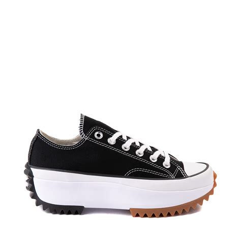 Converse Run Star Hike Lo Platform Sneaker - Black / White / Gum | Journeys