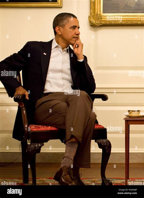 Barack Obama seated portrait Stock Photo - Alamy