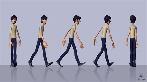 Alex Cobra's Animation Portfolio — Vanilla walk cycle. Malcolm character courtesy...