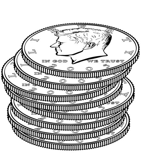 Download High Quality coin clipart outline Transparent PNG Images - Art ...