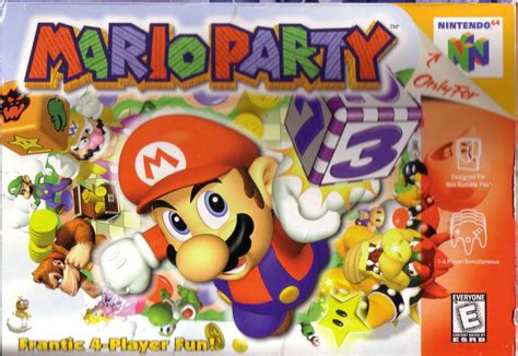 Mario Party (1998) Nintendo 64 box cover art - MobyGames