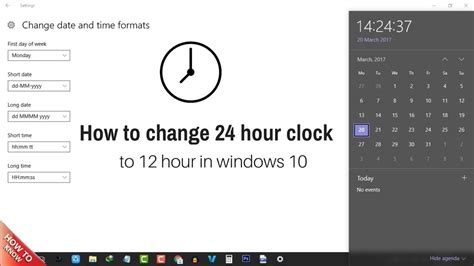 How To Change 24 Hour Clock to 12 Hour Clock in Windows 10, Windows 8 1 Windows 8 - YouTube