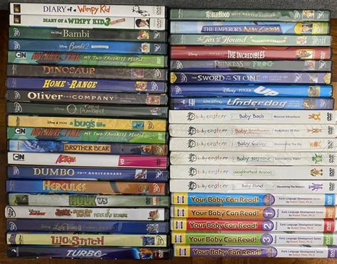 Original DVD Movies / Shows for Kids.. P125 each title.., Hobbies ...