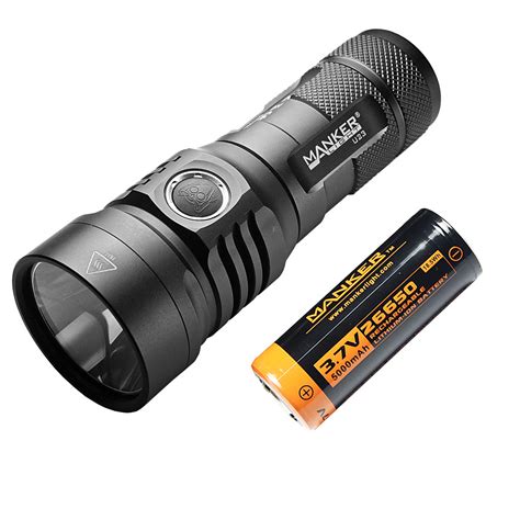 Manker U23 2000 Lumens CREE XHP50.2 LED Flashlight With Rechargeable 26650 Battery - Mankerlight