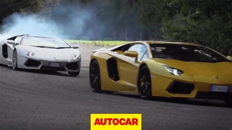 Lamborghini Aventador challenge 3: the drag race - YouTube