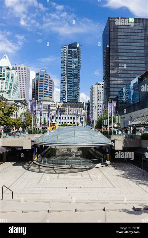 Robson Square Ice Rink Stock Photo - Alamy