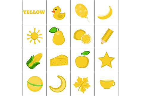 Teach Your Child About Things That Are Yellow In Colour