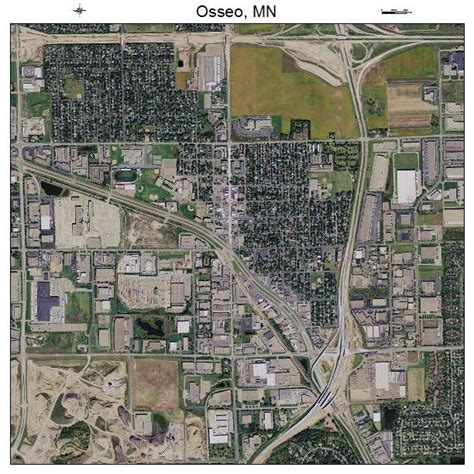 Aerial Photography Map of Osseo, MN Minnesota