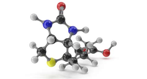 Biotin molecular model - TurboSquid 1287933