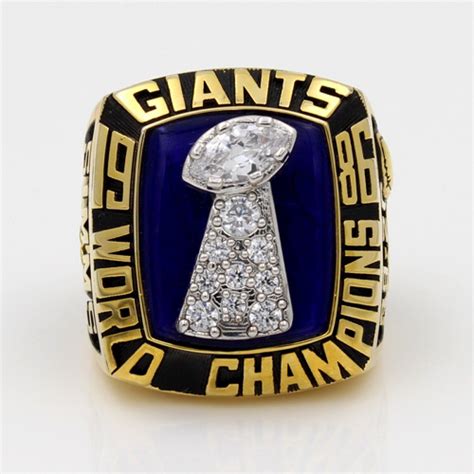 Super Bowl XXI 1986 New York Giants Championship Ring at $181.89 | New ...