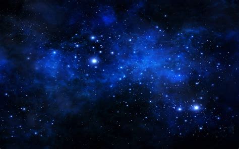 Dark Blue Space Wallpaper