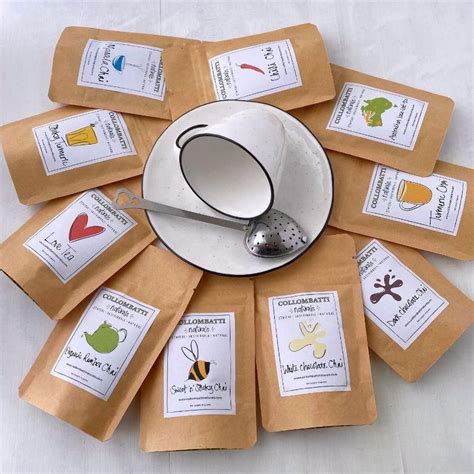 Collombatti Naturals | Australian Tea Sampler Gift Box in 2021 | Tea packing design, Tea sampler ...