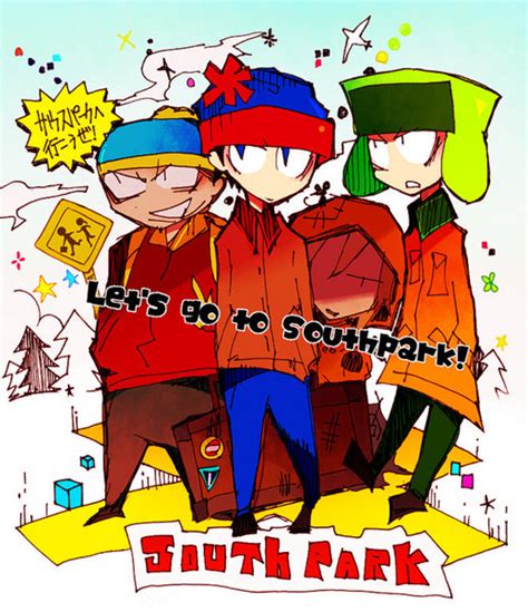 South Park Anime/Manga Style Fan Art from Japan