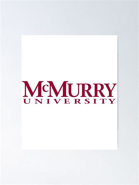 "McMurry University-Logo" Poster by driptip12 | Redbubble