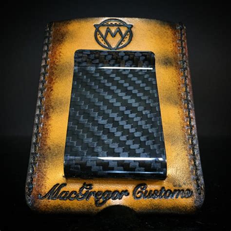 MacGregor Customs Leather Co. — Carbon Fiber Money Clips