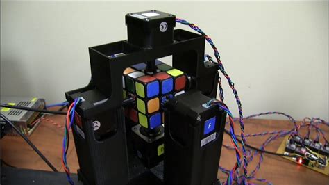 World's Fastest Rubik's Cube Solving Robot - Now Official Record is 0. ...