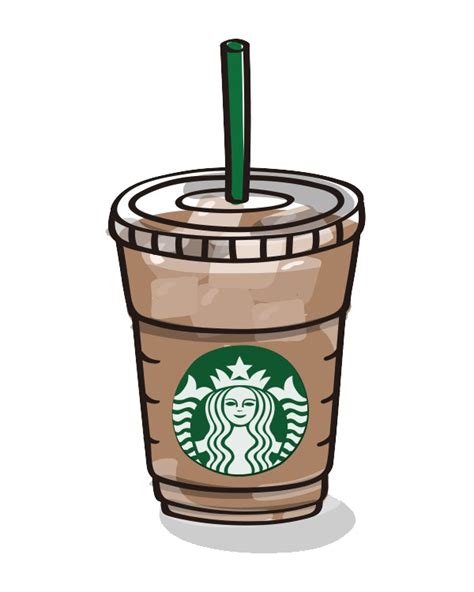 Coffee Starbucks Drawing Cup Frappuccino - summer driving ribbon png ...