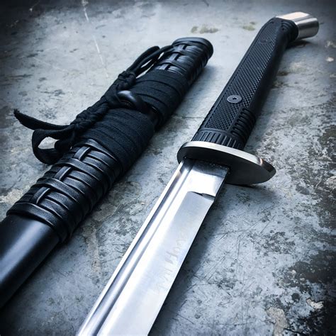 BATTLE READY Samurai Ninja Japanese Katana Sword Full Tang Carbon Steel Blade | eBay