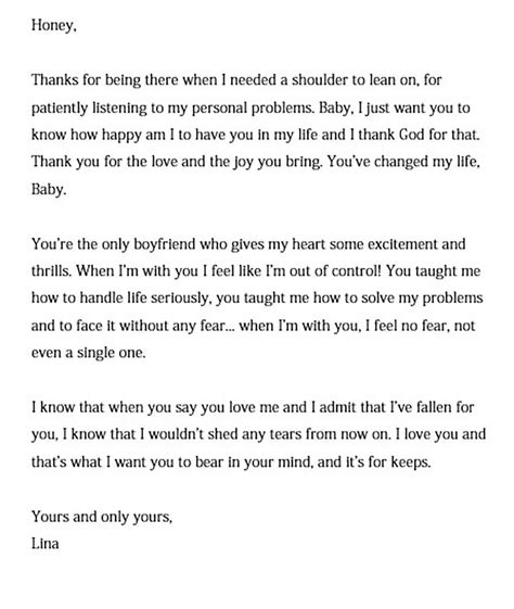 Samples of Love Letters to Boyfriend and how to make the reader melted Check more at https ...