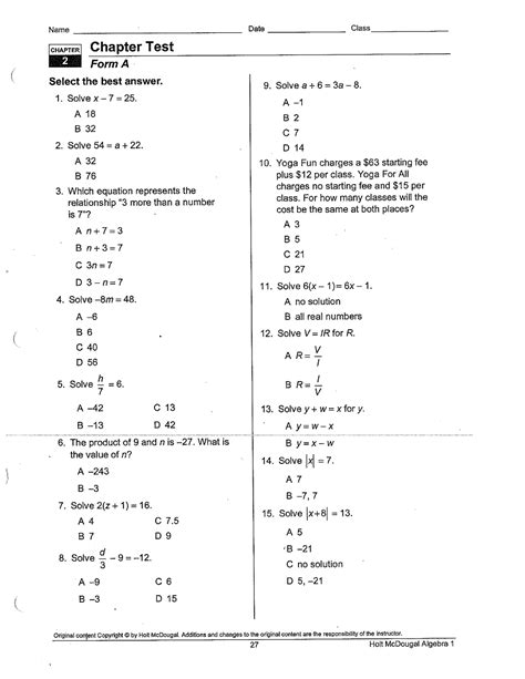 Chapter 2 Review with Answers - College Algebra - Studocu