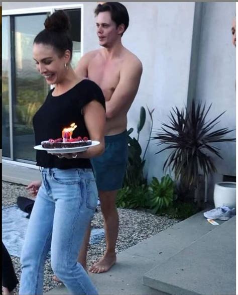 Bill Skarsgard and Alida Morberg at a friend's birthday party (March 2019). | Bill skarsgard ...