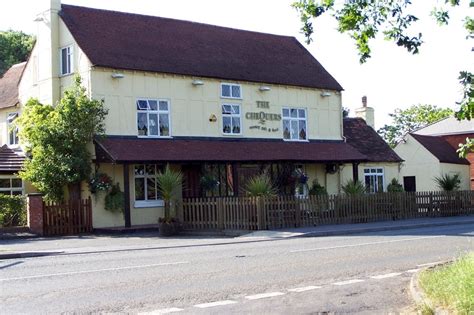 "The Chequers at Cutnall Green, Worcestershire. Well known for Good Food and wine" by A ...