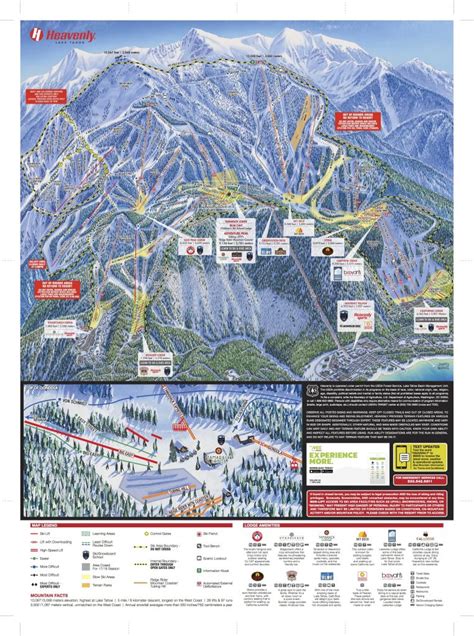 Heavenly Mountain Resort Trail Map | Onthesnow - Southern California Trail Maps | Printable Maps