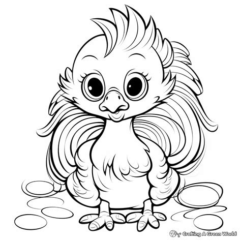 Baby Turkey Coloring Pages - Free & Printable!