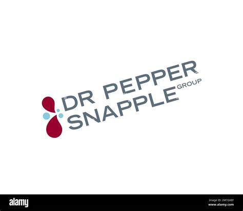 Dr Pepper Snapple Group, rotated logo, white background Stock Photo - Alamy