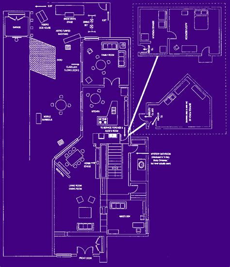 Real Brady Bunch House Floor Plan - floorplans.click