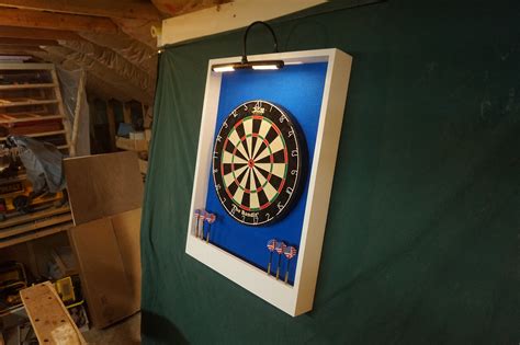 LED Lighted Dart Board Backboard Custom Cabinet Neon Blue - Etsy