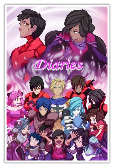 Aphmau's® Official Diaries Poster! Poster 24" X 36" | ART | Aphmau, Minecraft fan art, Aphmau ...