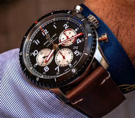 Breitling Aviator 8 Mosquito Chronograph Watch Hands-On Debut ...