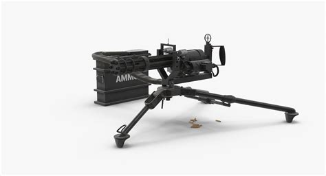 3D m134 minigun tripod mounted - TurboSquid 1256670