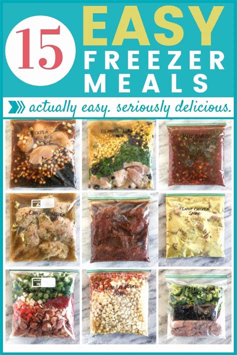 15 Actually Easy Freezer Meals (Seriously!) - HappyMoneySaver