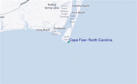 Cape Fear, North Carolina Tide Station Location Guide