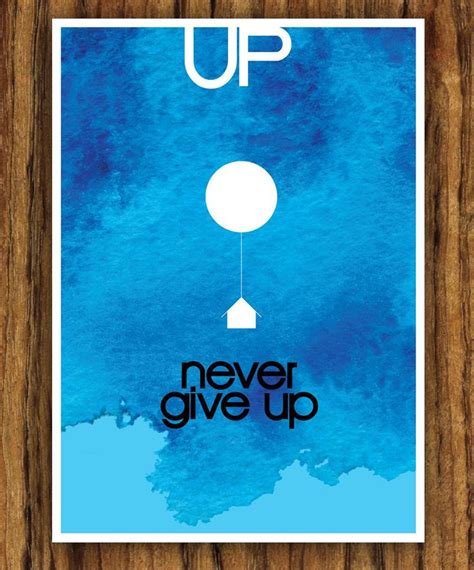 Disney-Pixar's Up - A3 Poster. $18.00, via Etsy. | Disney pixar up, Up pixar, Disney quotes