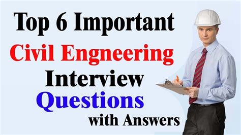 Top 6 Important Civil Engineering Interview Questions Part-I by Civil engineering with tariq ...