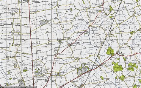 Historic Ordnance Survey Map of Dunholme, 1947