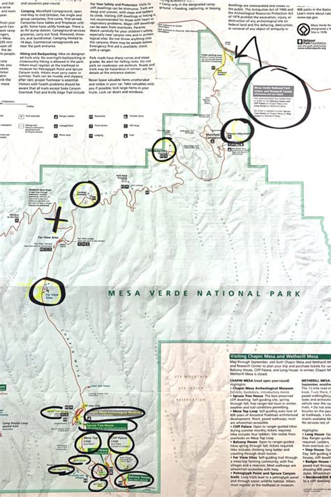 1 Day Mesa Verde Map Itinerary | Explorer Momma