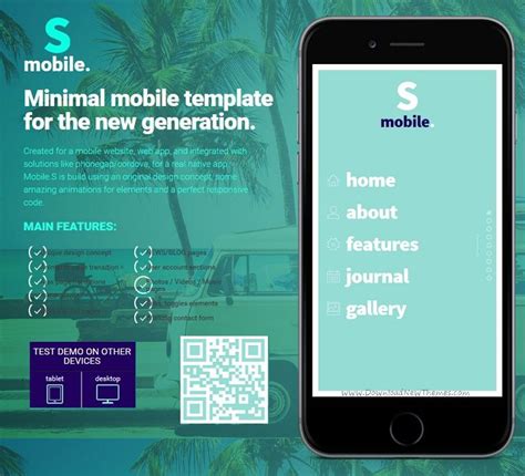 MobileS Responsive HTML Mobile Template | Mobile template, Mobile responsive, Templates