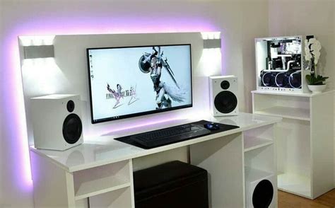 30 Best Looking White Gaming Setup - GPCD