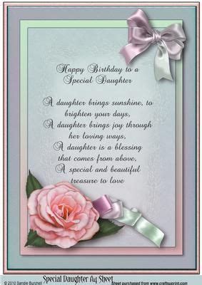 Happy birthday daughter cards, Happy birthday daughter, Birthday ...