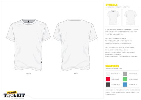 Free Vector T-Shirt Mockup - AI, EPS - PrePress Toolkit