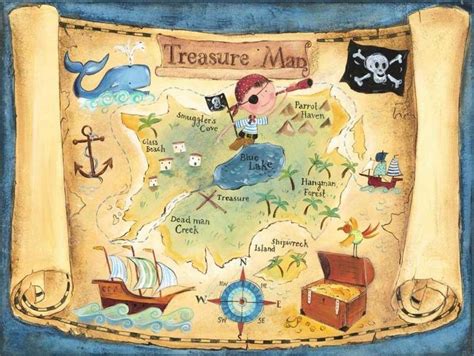 Treasure Map - X-Marks the Spot!