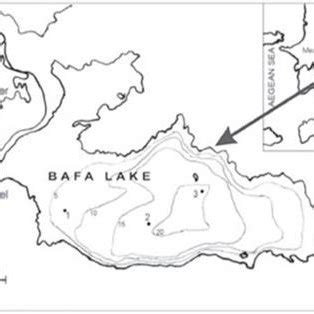 Map of Lake Bafa [54] | Download Scientific Diagram