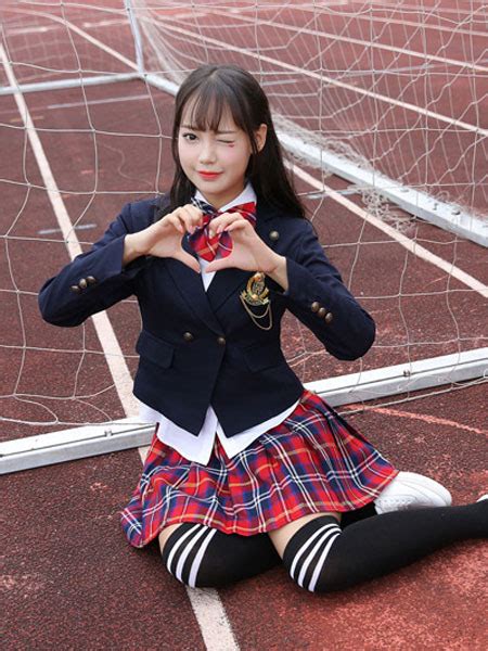 British School Girl Uniform Suit Anime Girl Cosplay Costume ...