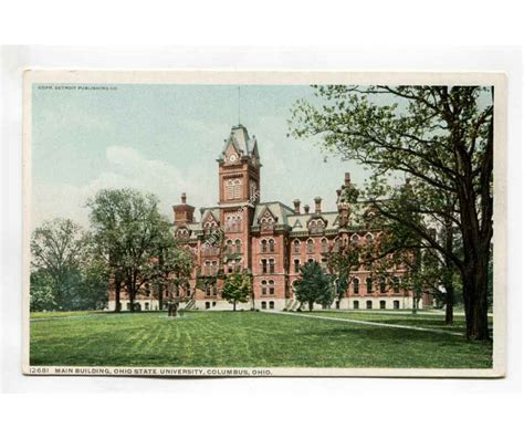 Main Building Ohio State University Columbus Ohio vintage ...